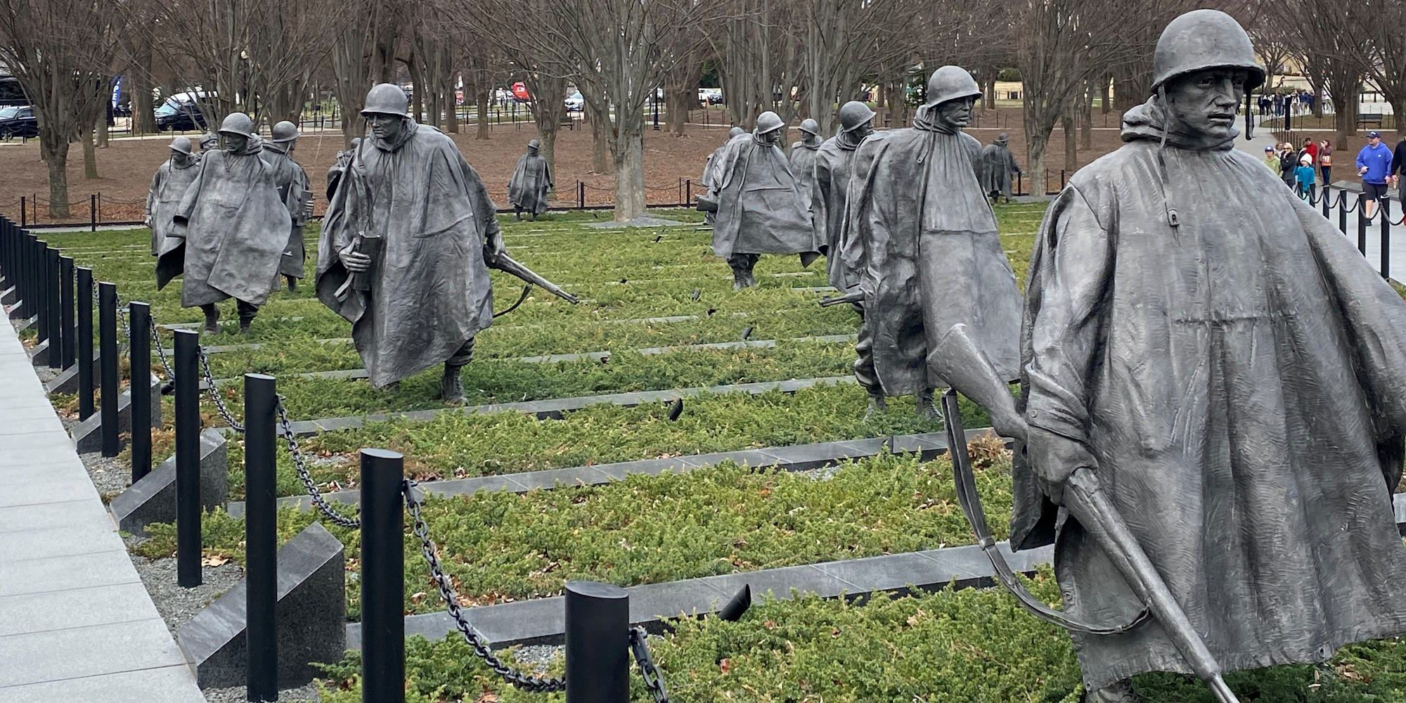 Washington DC Korean War Veterans Memorial
