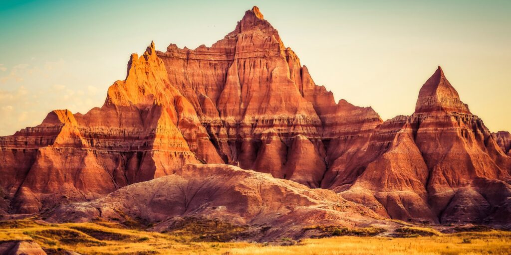 Badlands National Park in South Dakota, Verenigde Staten
