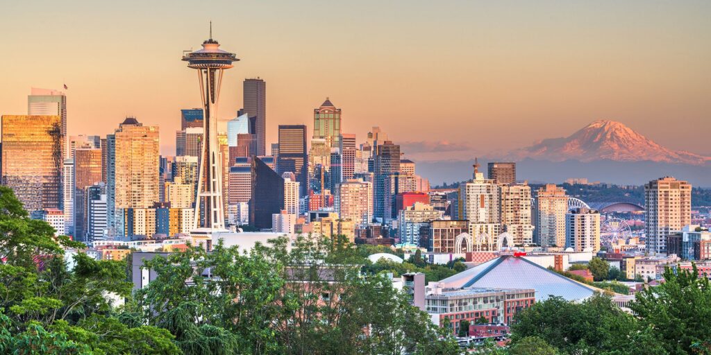 WA Seattle skyline