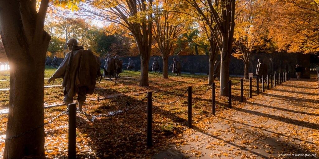 Korean War Veterans Memorial in Washington, D.C