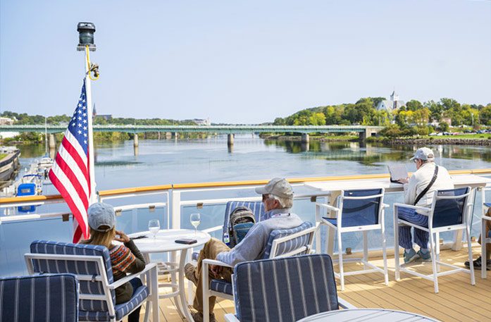 aan boord van de Cruise Mississippi American Splendor