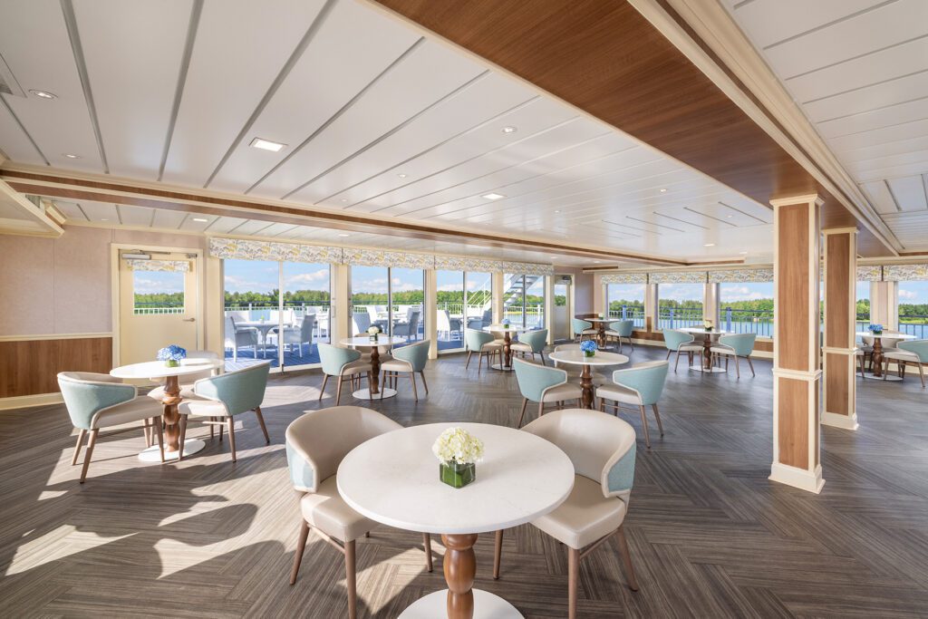 aan boord van het cruiseschip American Splendor op de Mississippi