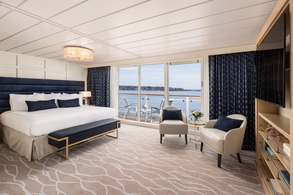 American Eagle ship van Boston tot New York slaapkamer sky suite