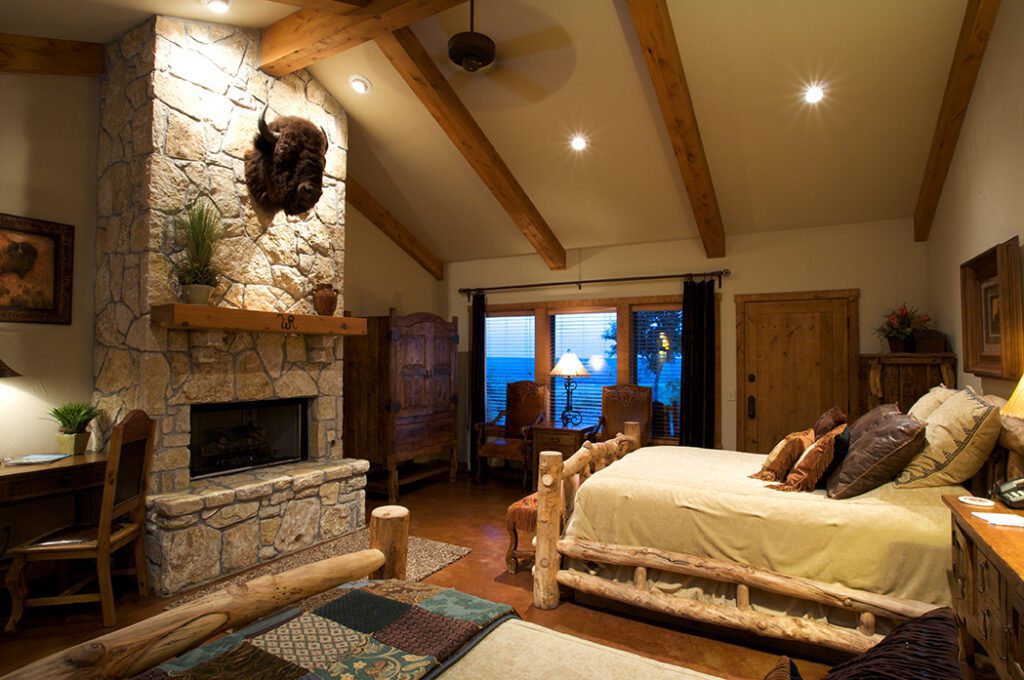 slaapkamer in ranch stijl