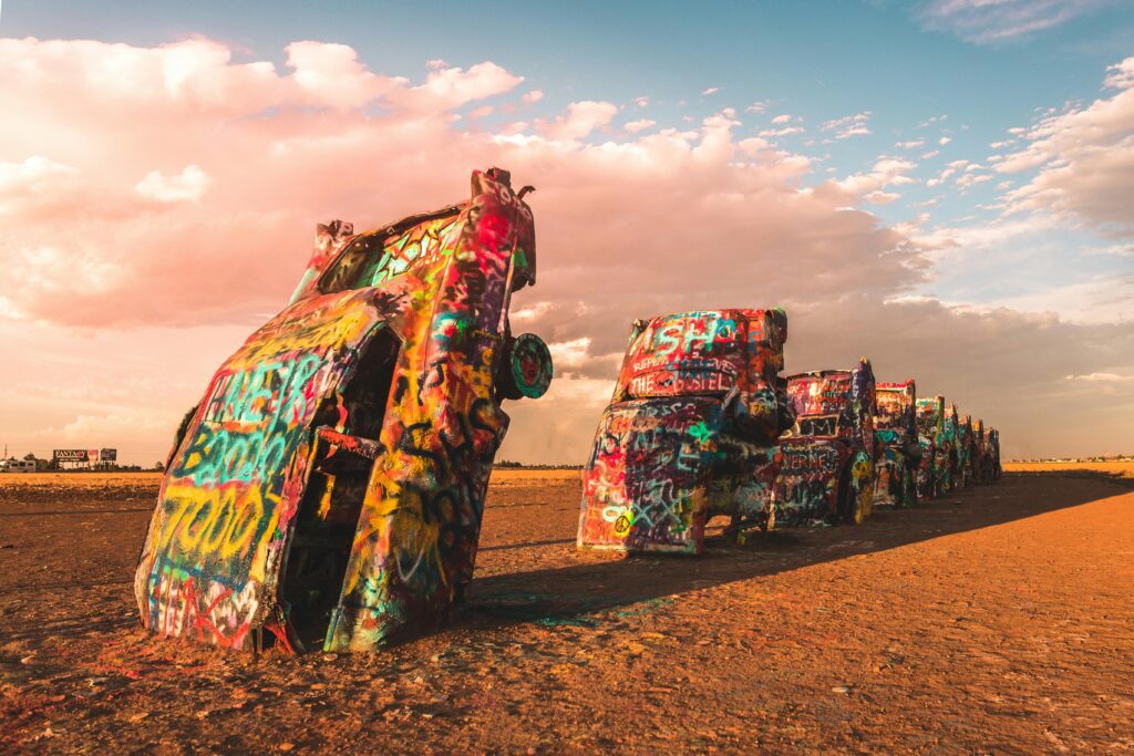 Cadillac Ranch in Texas